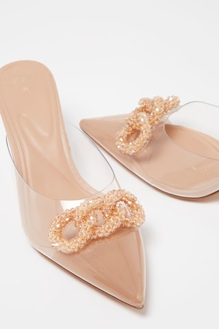 Mules de salto - Bege