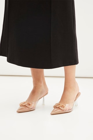 Mules de salto - Bege