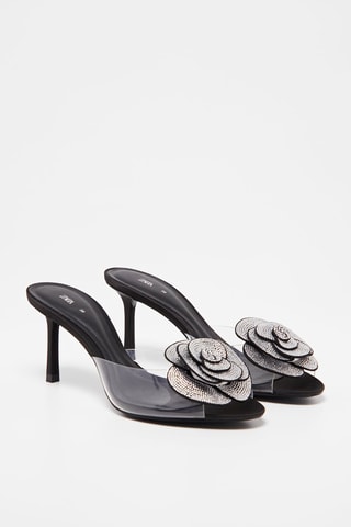 Mules de salto - Preto