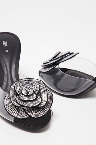 Mules de salto - Preto