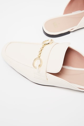 Mocassins mules - Branco