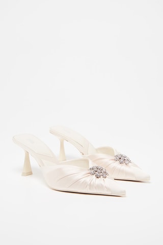 Mules de salto - Branco