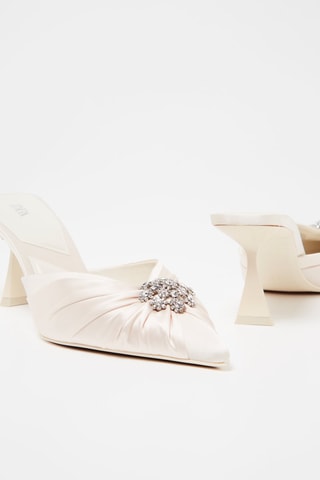 Mules de salto - Branco