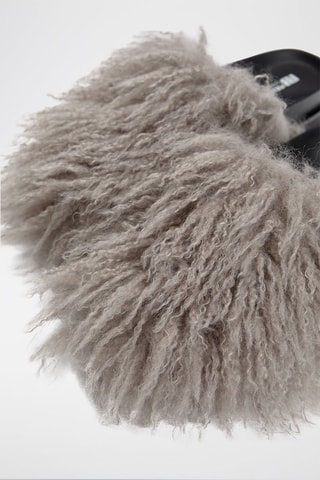 Mules com plataforma - Cinzento