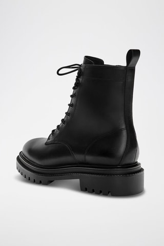 Boots em couro - Preto