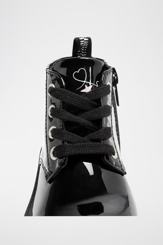 Botines con brillo - Negro