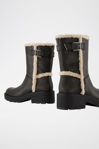 Botins forrados - Castanho-escuro