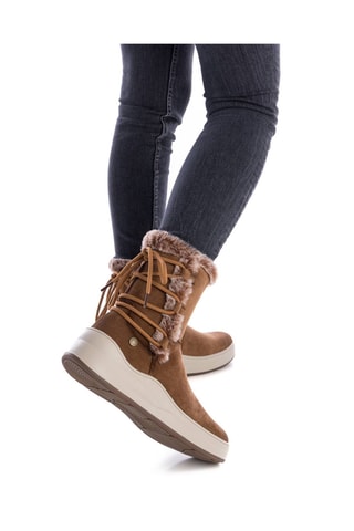 Botines forrados - Camel