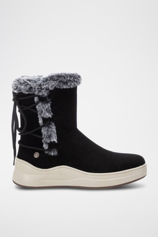 Botines forrados - Negro