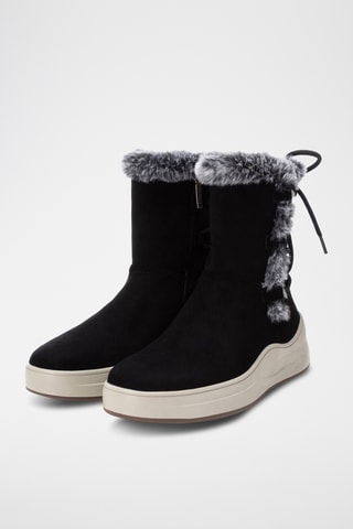 Botines forrados - Negro