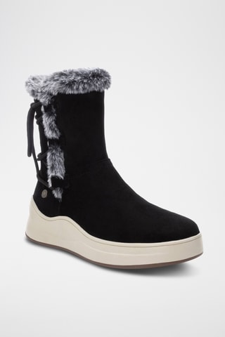 Botines forrados - Negro