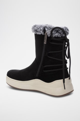 Botines forrados - Negro