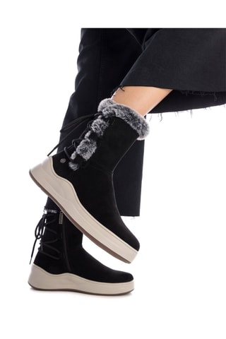 Botines forrados - Negro
