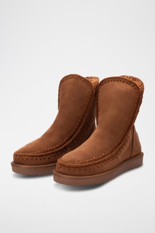 Botines forrados - Camel