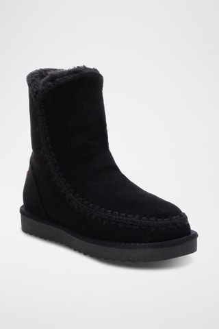 Botines forrados - Negro