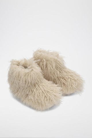 Botins forrados - Bege