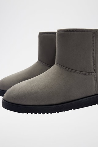 Boots forrados - Cinzento