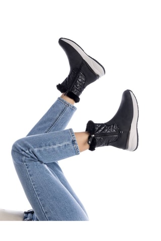 Botins forrados - Preto