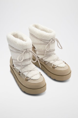 Botas de neve forradas - Bege