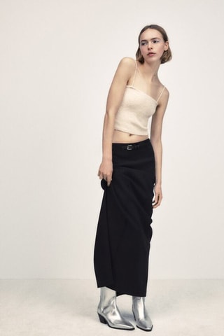 Botins em couro Prateado