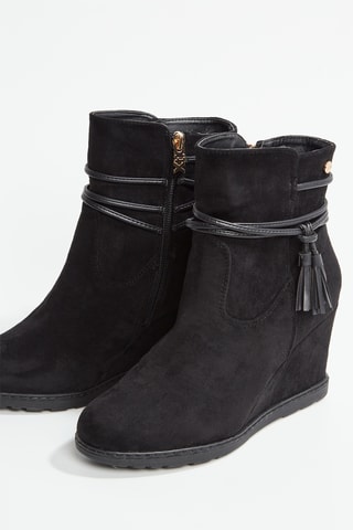 Botines de tacón - Negro