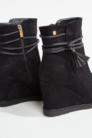 Botines de tacón - Negro