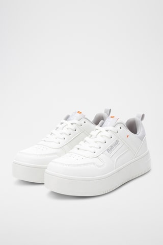 Zapatillas con plataforma - Blanco