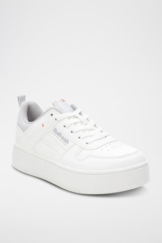 Zapatillas con plataforma - Blanco