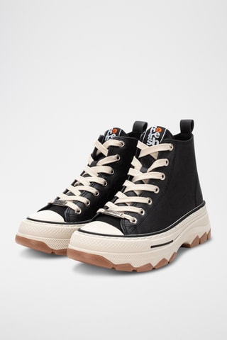 Zapatillas con plataforma - Negro