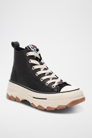 Zapatillas con plataforma - Negro