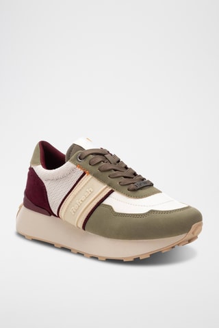 Zapatillas con plataforma - Caqui