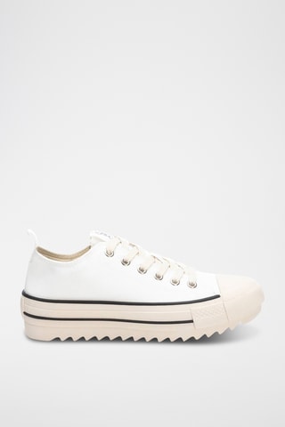 Zapatillas con plataforma - Blanco