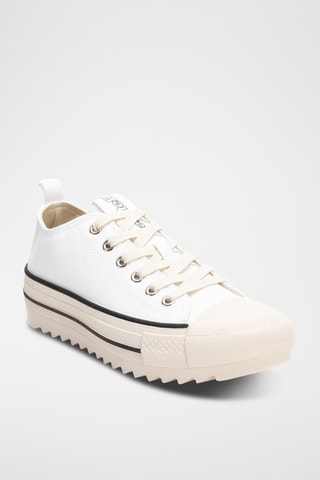 Zapatillas con plataforma - Blanco
