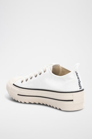 Zapatillas con plataforma - Blanco