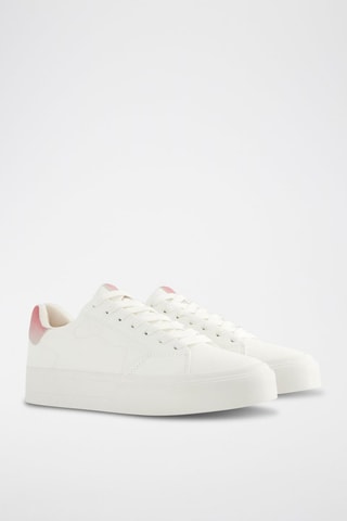 Sapatilhas com plataforma - Branco