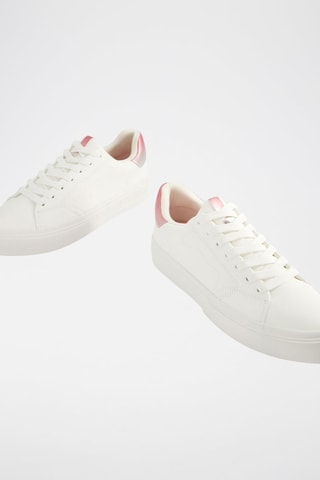 Sapatilhas com plataforma - Branco