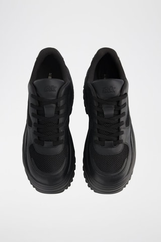 Sapatilhas com plataforma - Preto