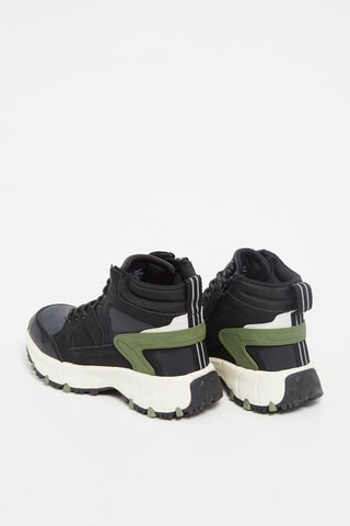 Baskets montantes - Noir et kaki