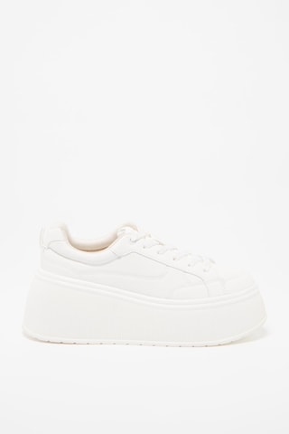 Sapatilhas com plataforma - Branco