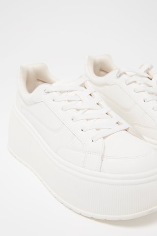 Sapatilhas com plataforma - Branco