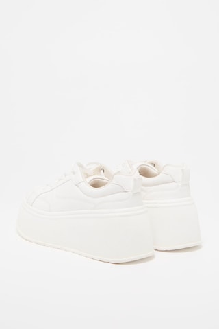 Sapatilhas com plataforma - Branco