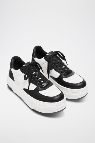 Deportivo con plataforma - Blanco