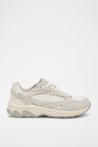 Sapatilhas em couro Bege