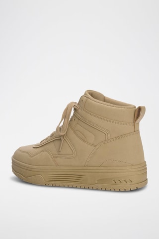 Sapatilhas subidas - Bege