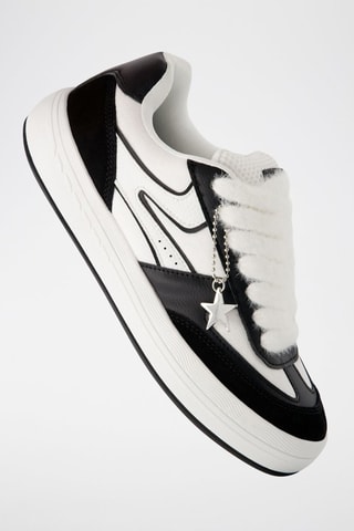 Zapatillas de piel - Blanco