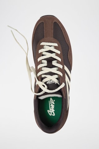 Sapatilhas em nobuck - Castanho