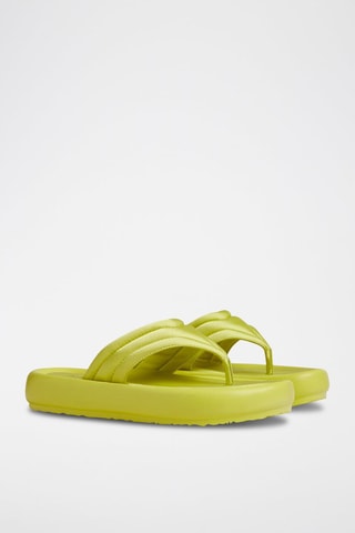 Chinelos de plataforma Verde-lima