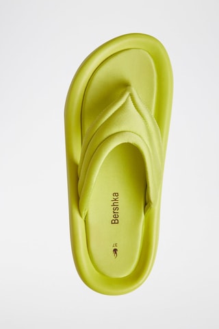 Chinelos de plataforma Verde-lima