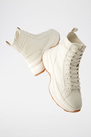 Sapatilhas subidas - Cru