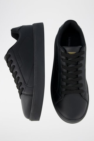 Sapatilhas com plataforma - Preto